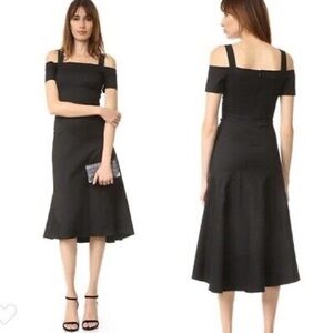 ALC Daniel cold shoulder midi dress‎ • size 4